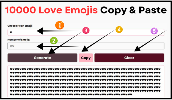 10000 Love Emojis Copy