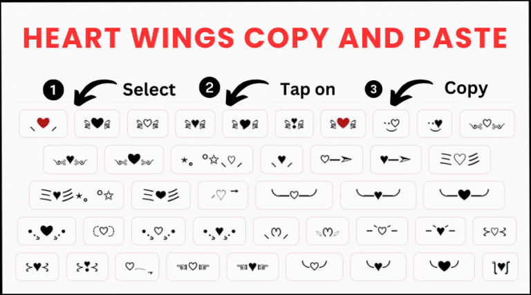 Heart Wings Copy and Paste 𓆩♡𓆪